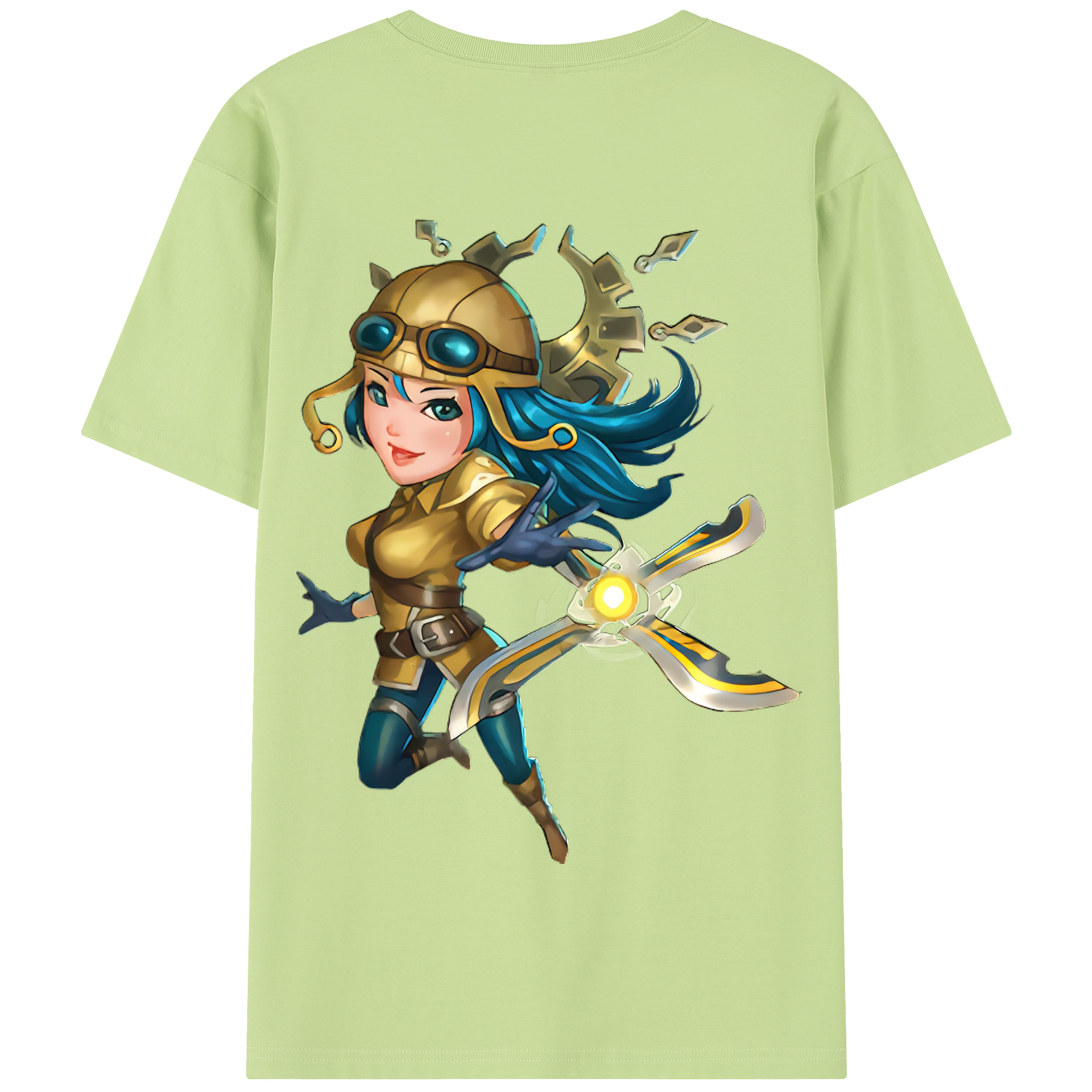 リーグ・オブ・レジェンド League of Legends LOL 綿100％半袖Tシャツ（背面プリント）